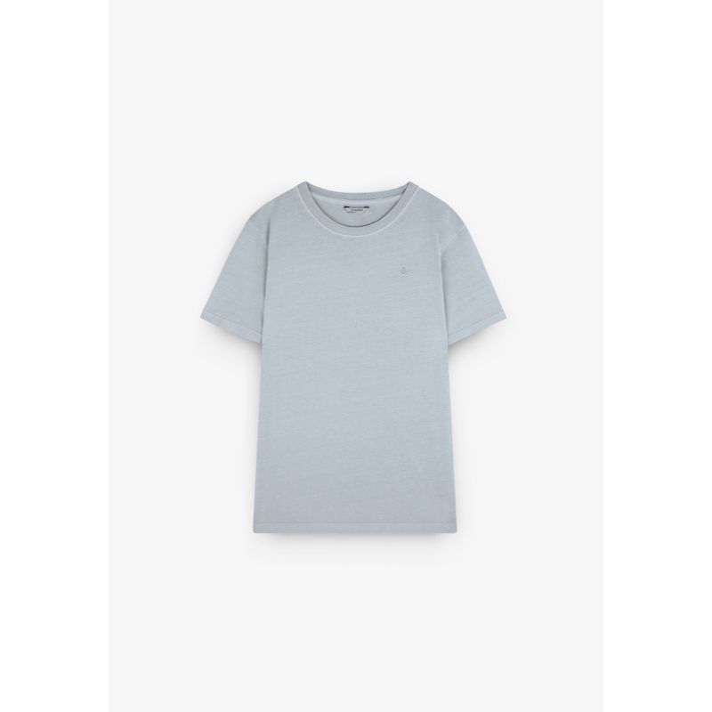 SCALPERS - CAMISETA CALAVERA BORDADA TONO