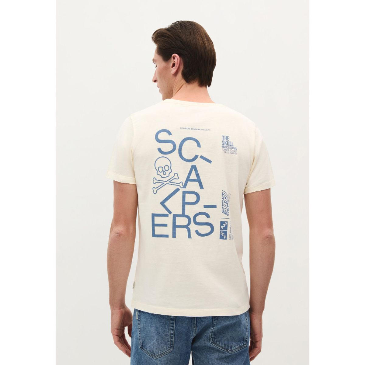 SCALPERS - POLERA LOGO CALAVERA