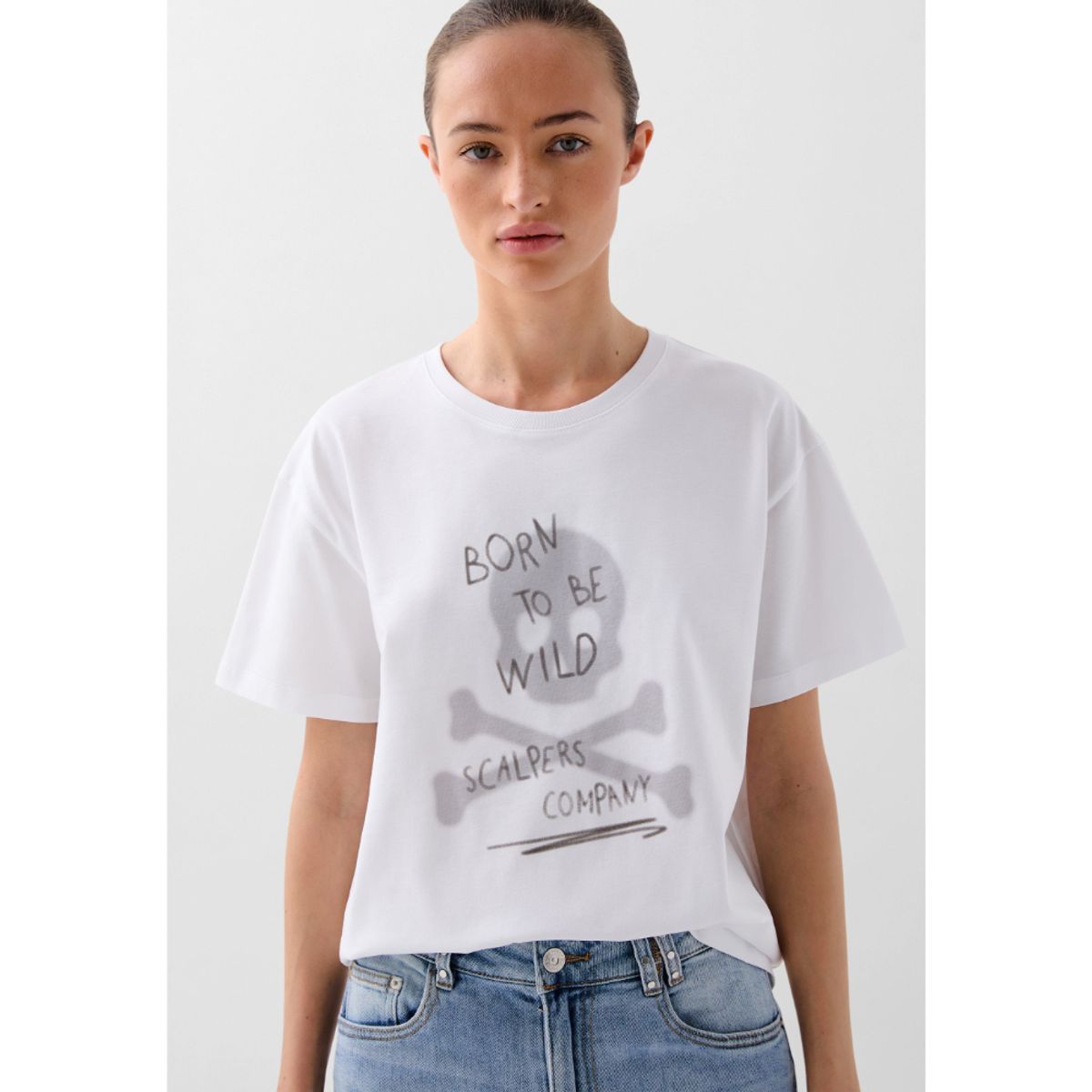 SCALPERS - POLERA PRINT CALAVERA