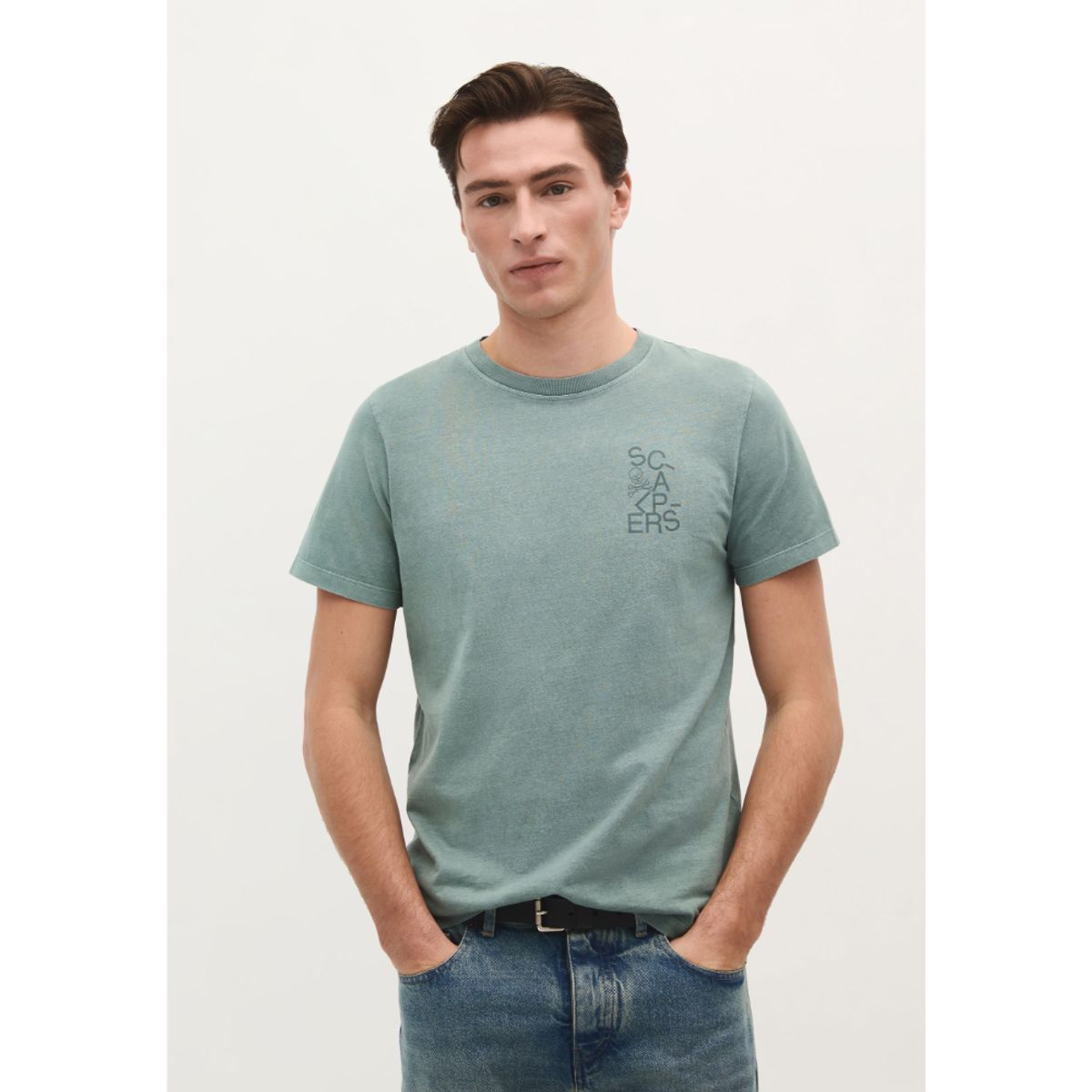 SCALPERS - POLERA LOGO CALAVERA