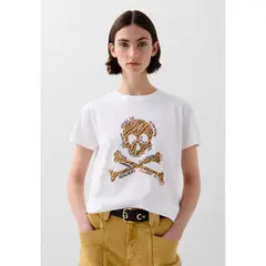 SCALPERS - POLERA CALAVERA ANIMAL PRINT