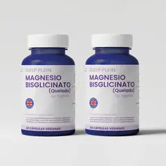 HYPNOS - Pack X2 Magnesio Bisglicinato Quelado Plein By