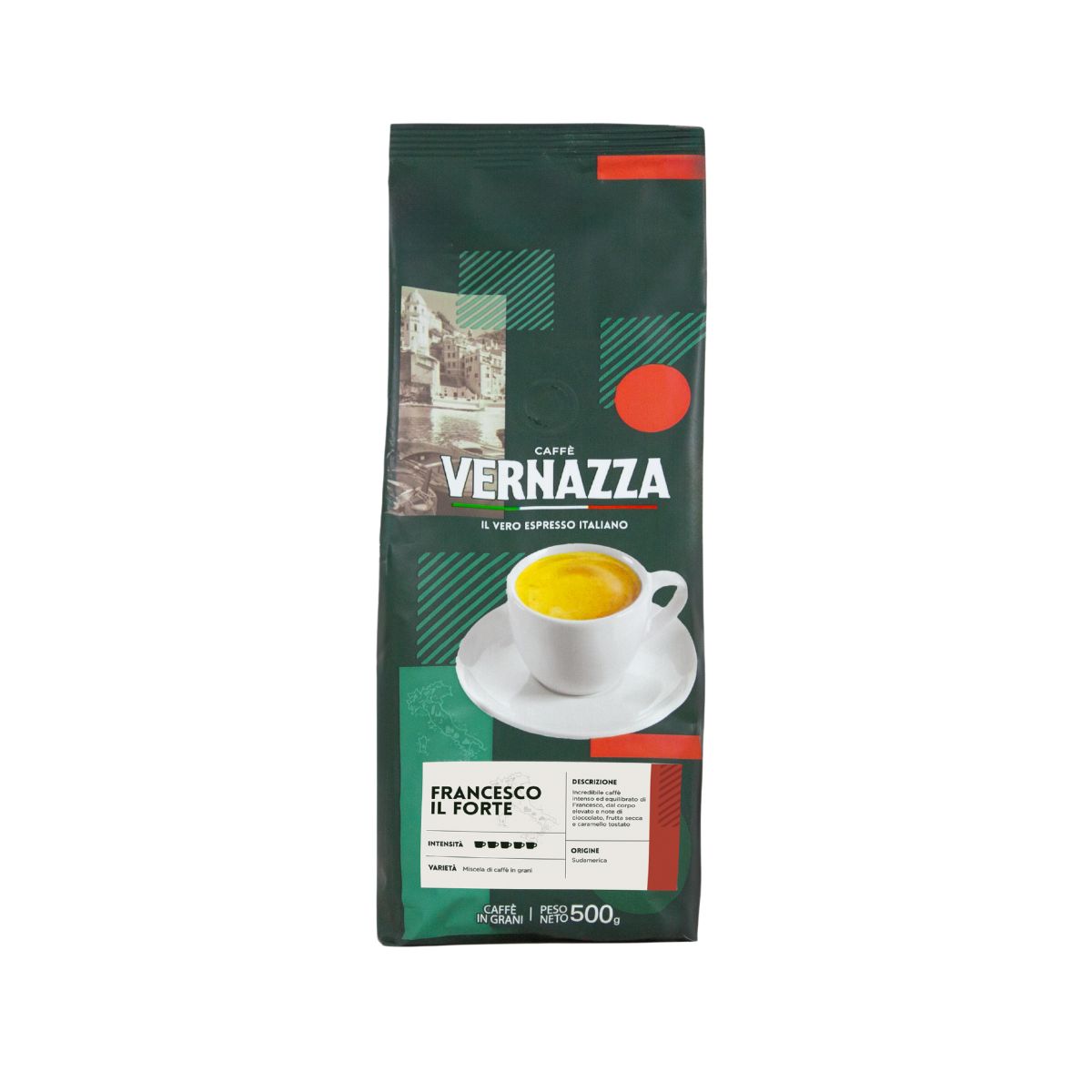 CAFFE VERNAZZA - x4 Café Francesco il Forte  Grano - 2 kilos