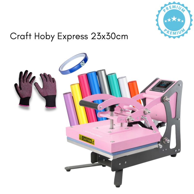 GENERICO - Sublimadora Craft Hoby Express 23X30CM ROSADA K250