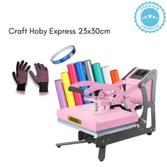 GENERICO - Sublimadora Craft Hoby Express 23X30CM ROSADA K250