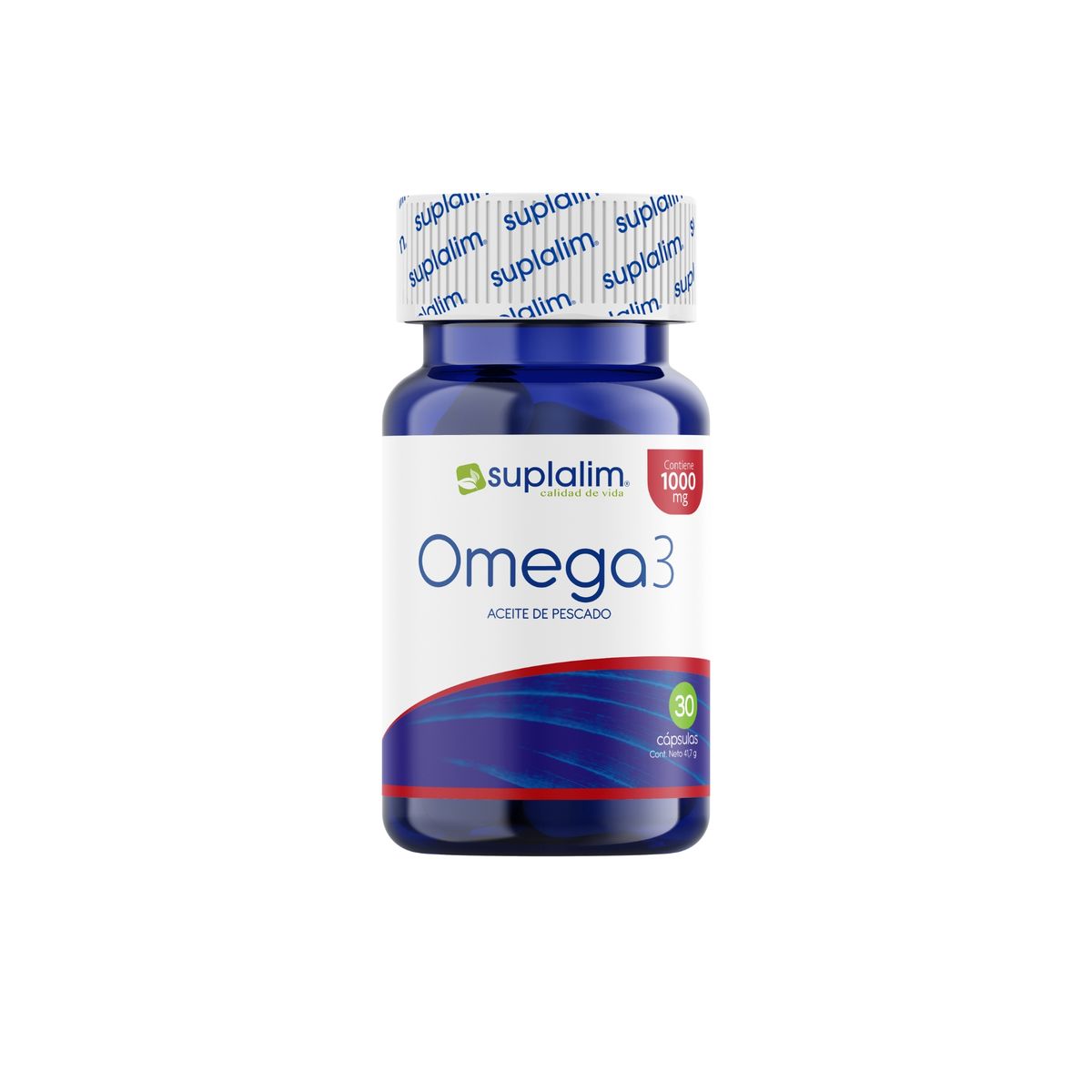 SUPLALIM - Omega 3 – Suplemento con ácidos grasos esenciales para el bienestar cardiovascular - 30 cápsulas