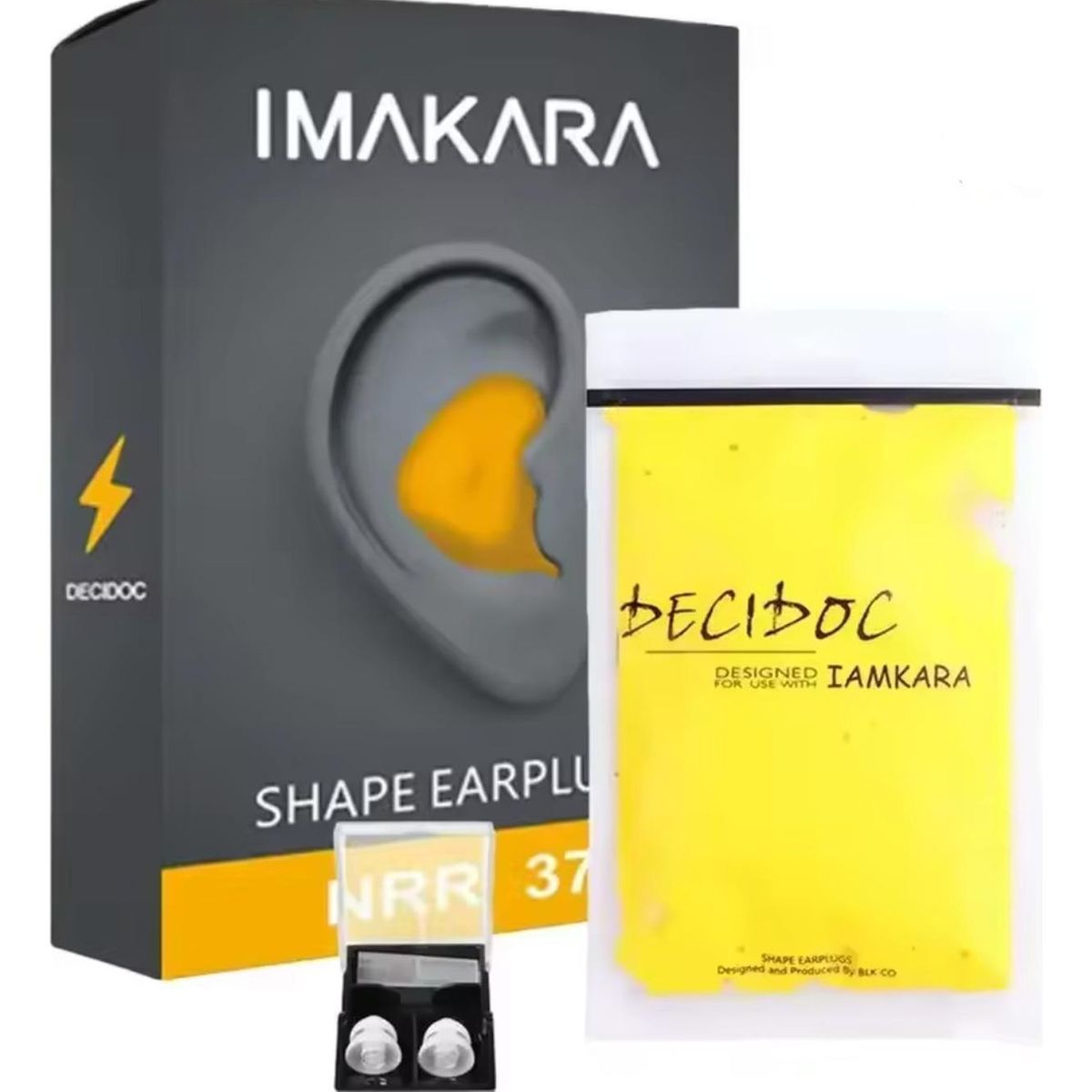 GENERICO - Tapones Moldeables Para Oídos,anti Ruidos, Para Dormir Amarillo