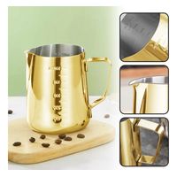 Jarra De Espuma De Leche De Acero Inoxidable