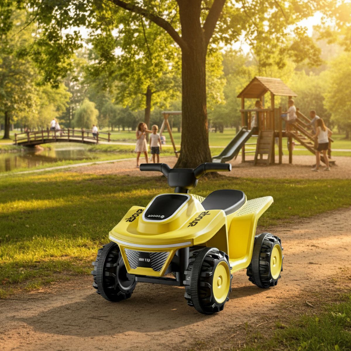 MUNDO ONLINE - Moto Niños Cuatrimoto Eléctrica Sport Luces y Sonido