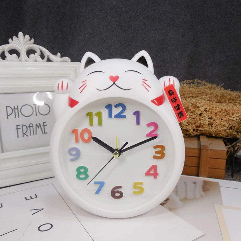 GENERICO - Reloj Despertador Gato De La Suerte