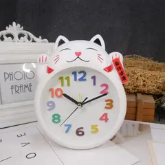 GENERICO - Reloj Despertador Gato De La Suerte