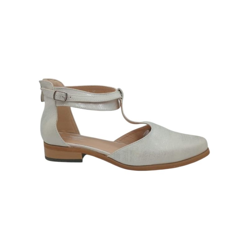 HERIEL - Zapato Blanco Bajo Mujer