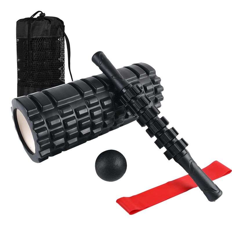 ORCUS - FOAM ROLLER SET 5 PIEZAS ORCUS NEGRO