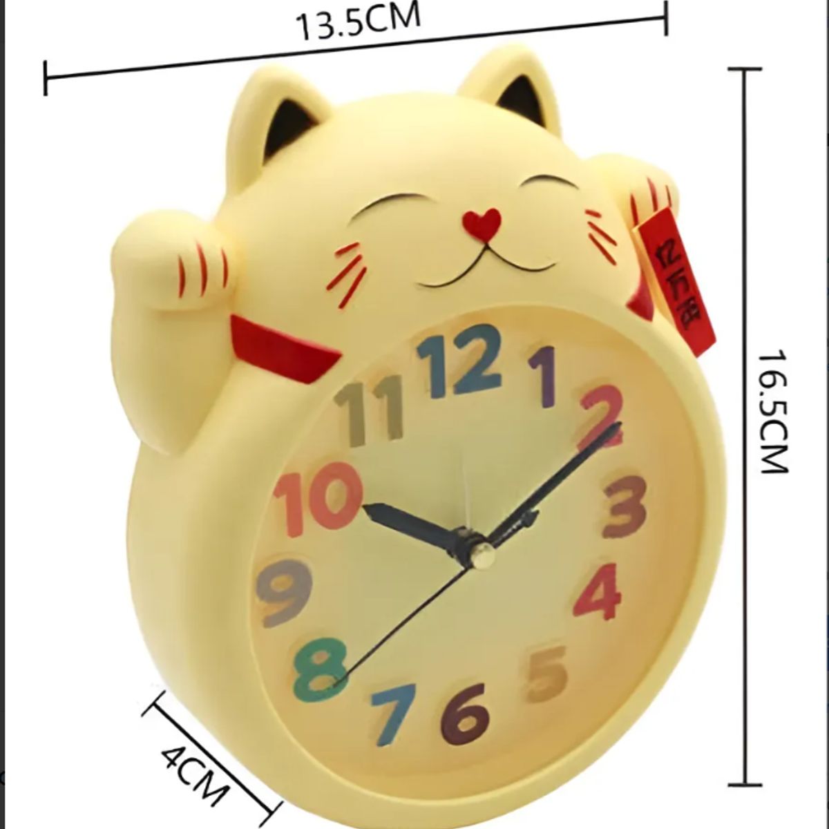 GENERICO - Reloj Despertador Gato De La Suerte