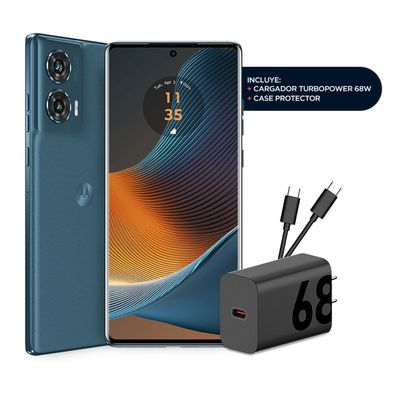 Imagen 2 del producto Edge 50 Fusion 256GB + 8GB RAM Verde Azulado - Nuevo y Sellado.