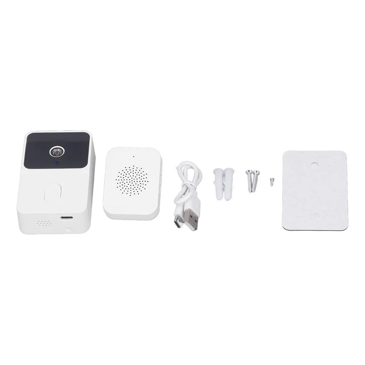 SHOP EHOME BAG - Citofono Timbre Camara Wifi Video Portero Inalámbrico Smart Color Blanco