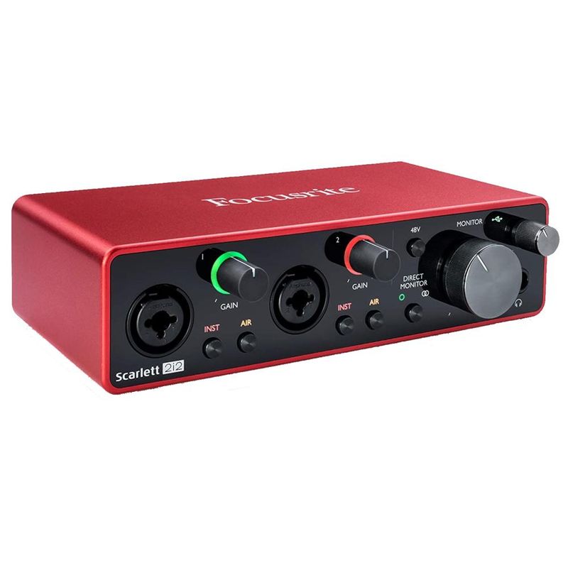 FOCUSRITE - Interfaz Focusrite Scarlett 2i2 3rd Gen - Rojo