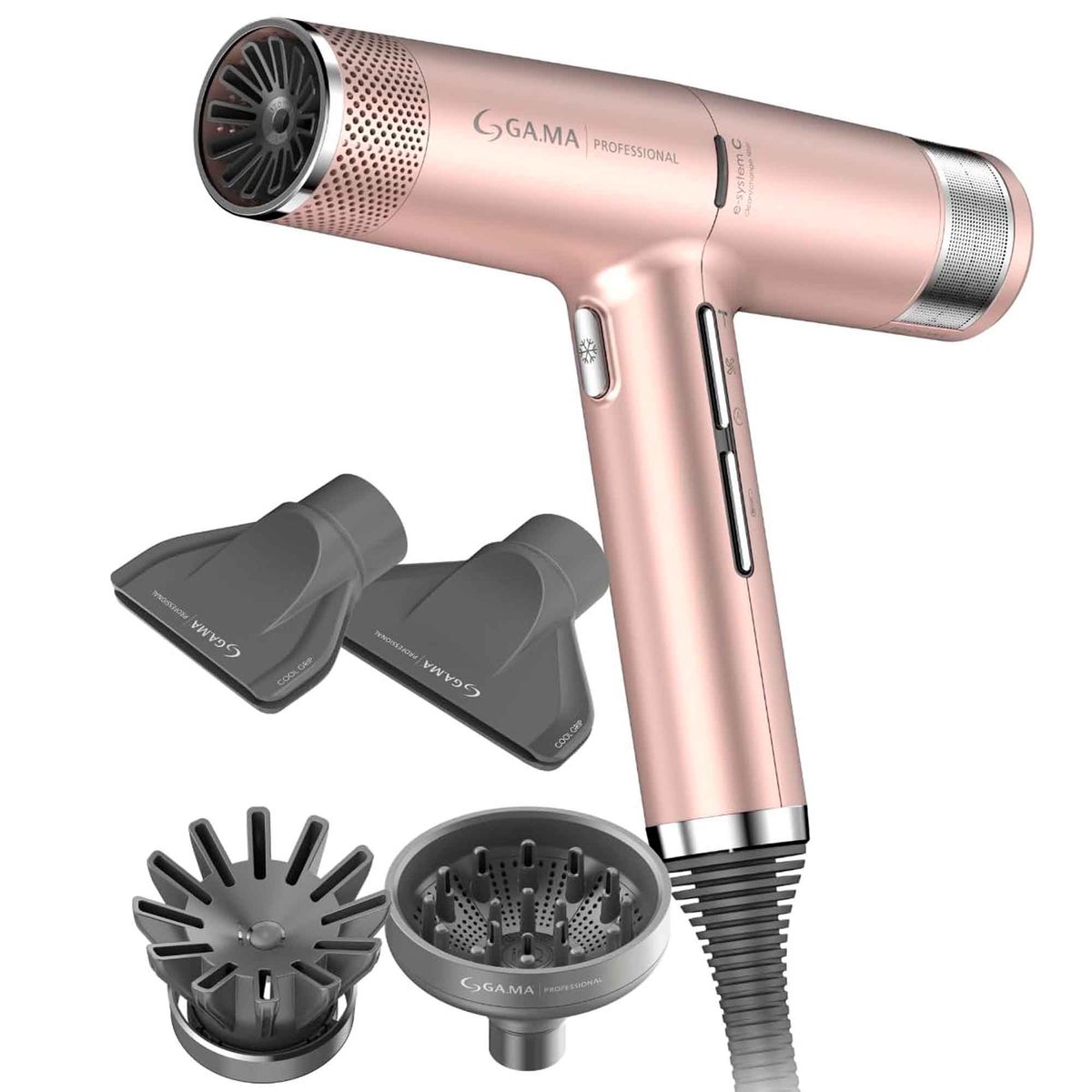 GAMA - Secador de Pelo Gama iQ3 Perfetto Rose Gold Profesional