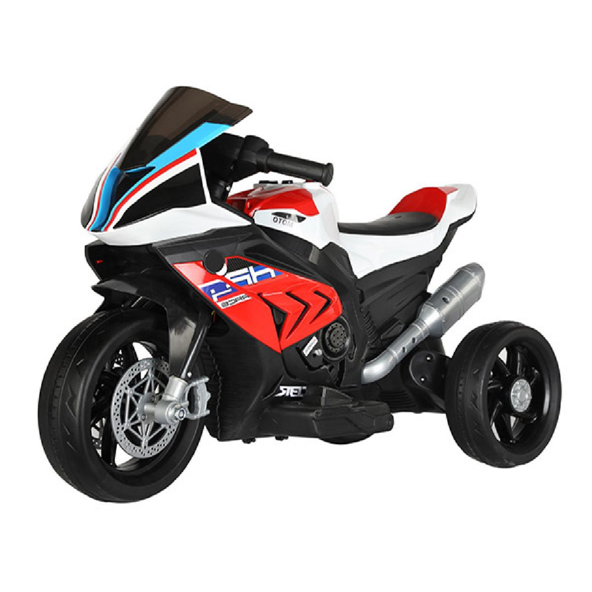 MUNDO ONLINE - Moto a Batería 3 Ruedas HP4 Luces y Sonido