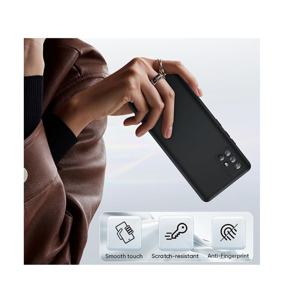 GENERICO - Carcasa Silicona Color Para Samsung A71