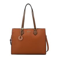 Cartera tote porta notebook nila grande café