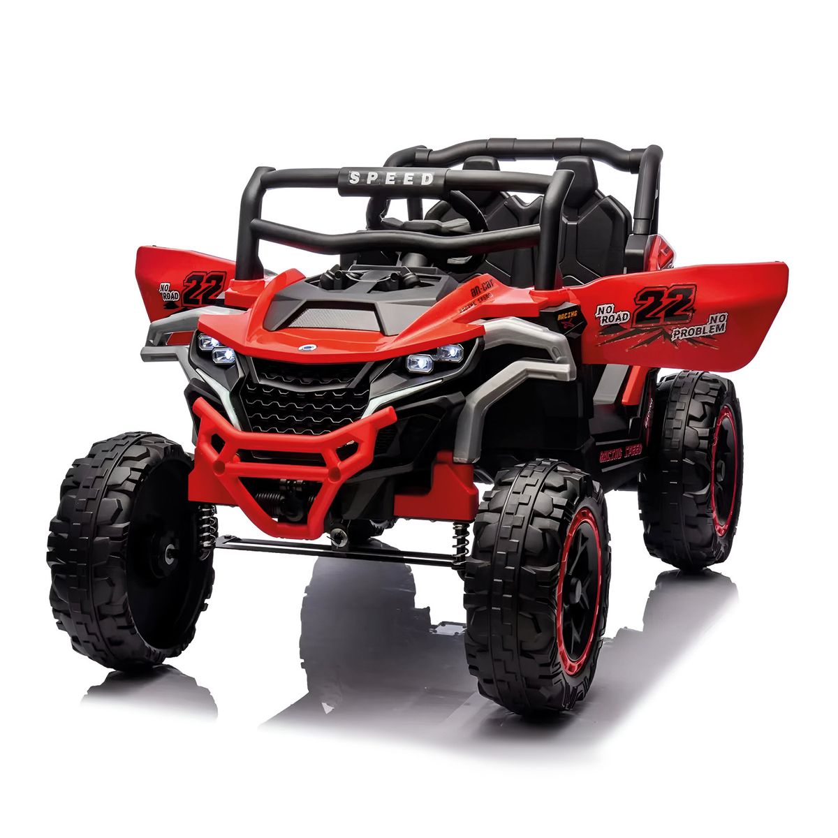 MUNDO ONLINE - Jeep Eléctrico Niños Todo Terreno Con Control Luces LED y Sonido