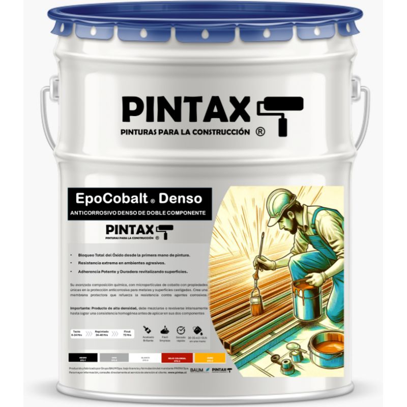 BAUM - GALON ANTICORROSIVO EPOXI EPOCOBALT PINTAX  BLANCO