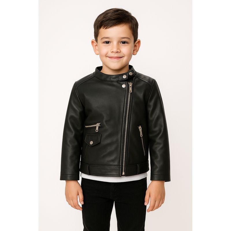 KIBOU - Chaquetas Biker Ecocuero para Niños
