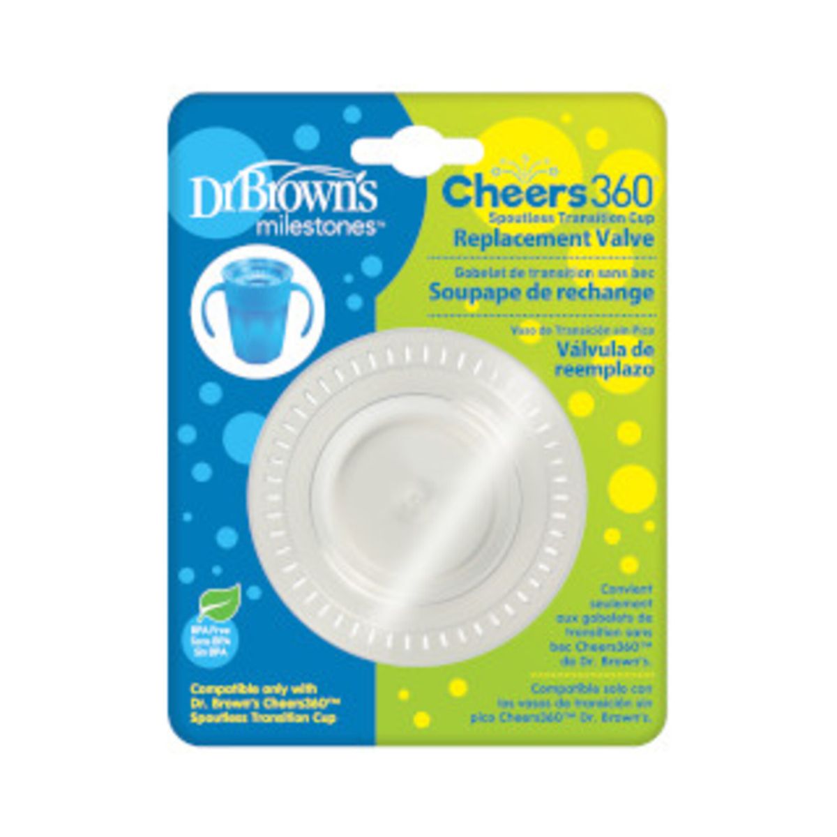 DR BROWN'S - Válvula De Reemplazo Para Vasos 360° 200ml 300ml Dr Brown´s