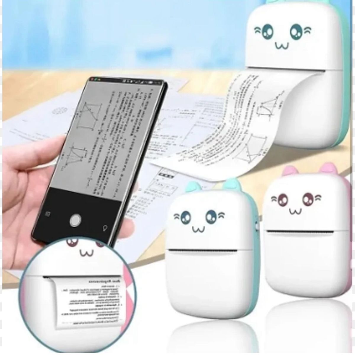 GENERICO - MINI IMPRESORA TERMICA DE BOLSILLO