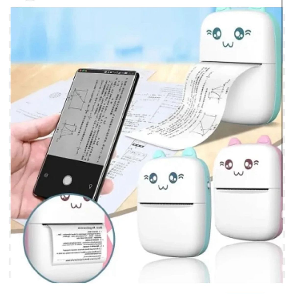 GENERICO - MINI IMPRESORA TERMICA DE BOLSILLO