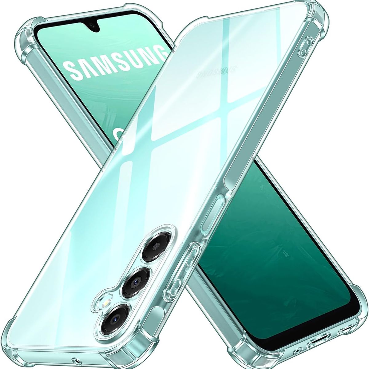 GENERICO - CARCASA PARA GALAXY A16 4G  5G TRANSPARENTE ESQUINAS REFORZADAS