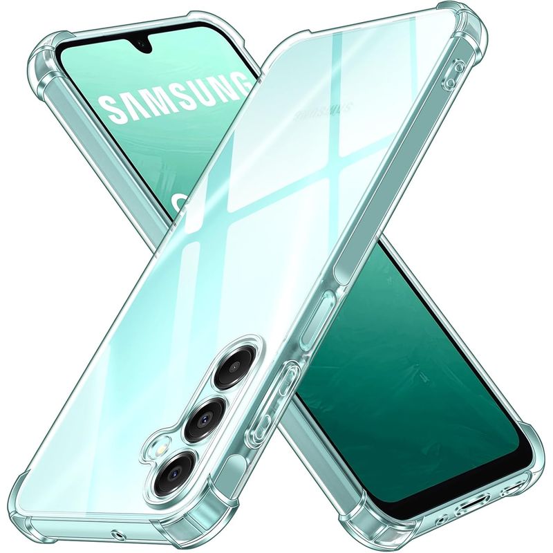 GENERICO - CARCASA PARA GALAXY A16 4G  5G TRANSPARENTE ESQUINAS REFORZADAS