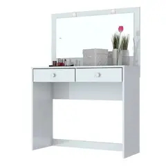 HOME MOBILI - Tocador Master Blanco 2 Cajones