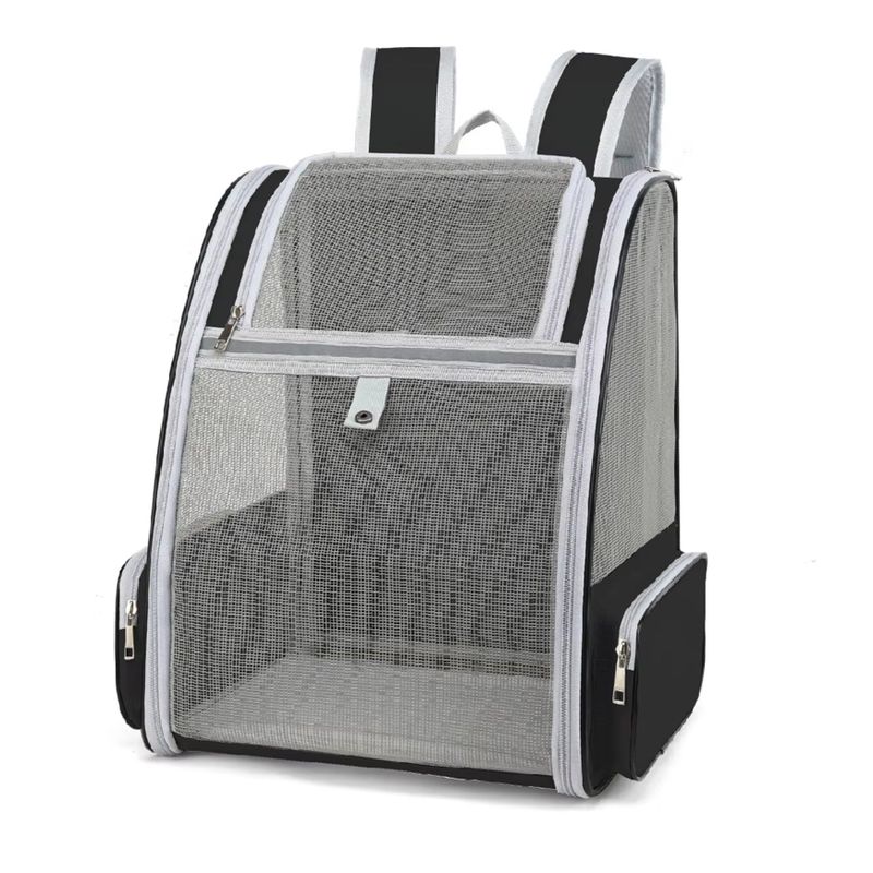 LIVE SPORT - MOCHILA TRANSPORTE  MASCOTA BLACK