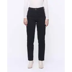 AMEN LEATHER - Jeans Slim Sara Negro