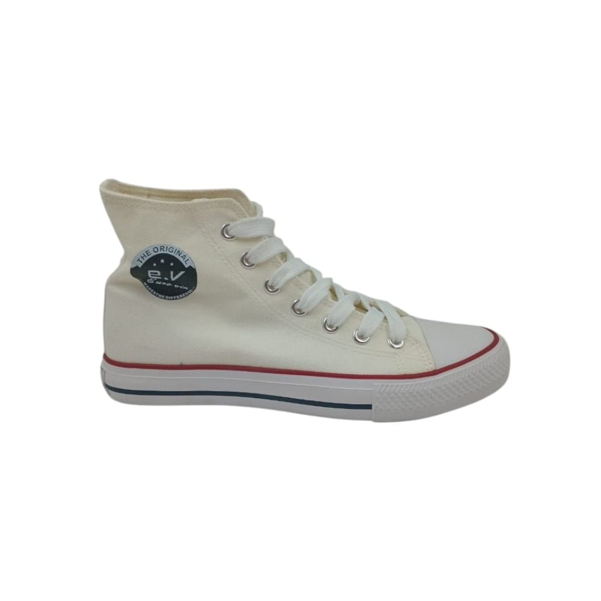 HERIEL - Zapatilla Blanca Textil Mujer