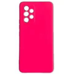 GENERICO - Carcasa Silicona Color Para Samsung A73 -Fucsia