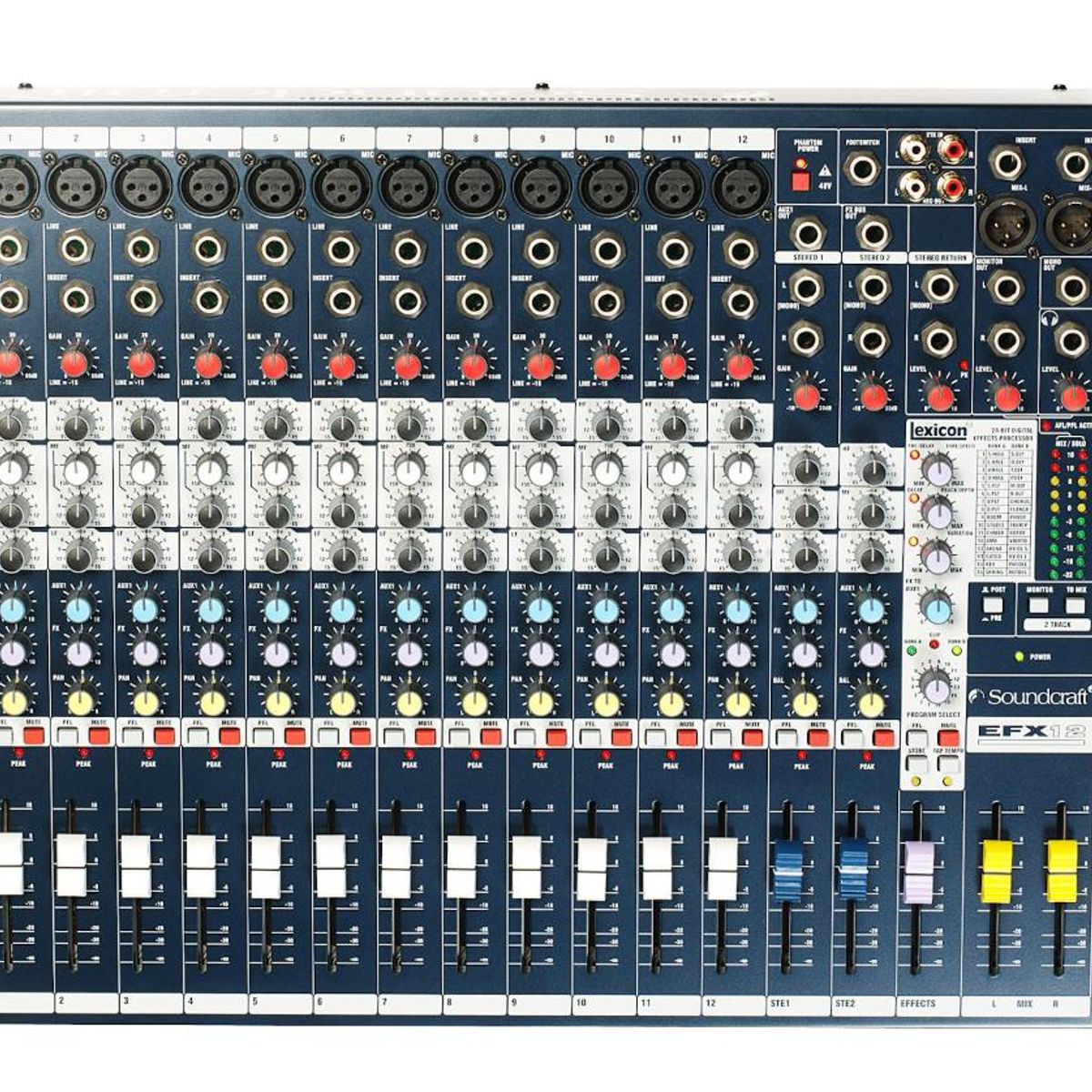 SOUNDCRAFT - Mixer Analogo Soundcraft EFX12 - Azul