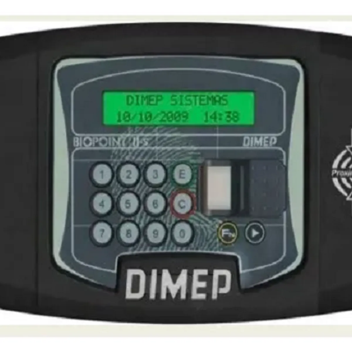 GENERICO - Reloj Control Asistencia Dimep Biopoint Ii Huella Dig Sagem Negro Usado