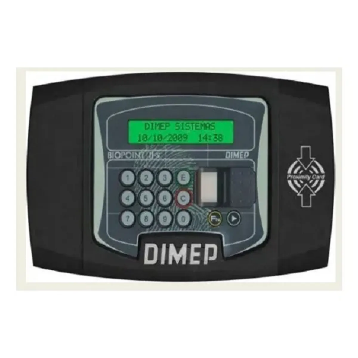 GENERICO - Reloj Control Asistencia Dimep Biopoint Ii Huella Dig Sagem Negro Usado