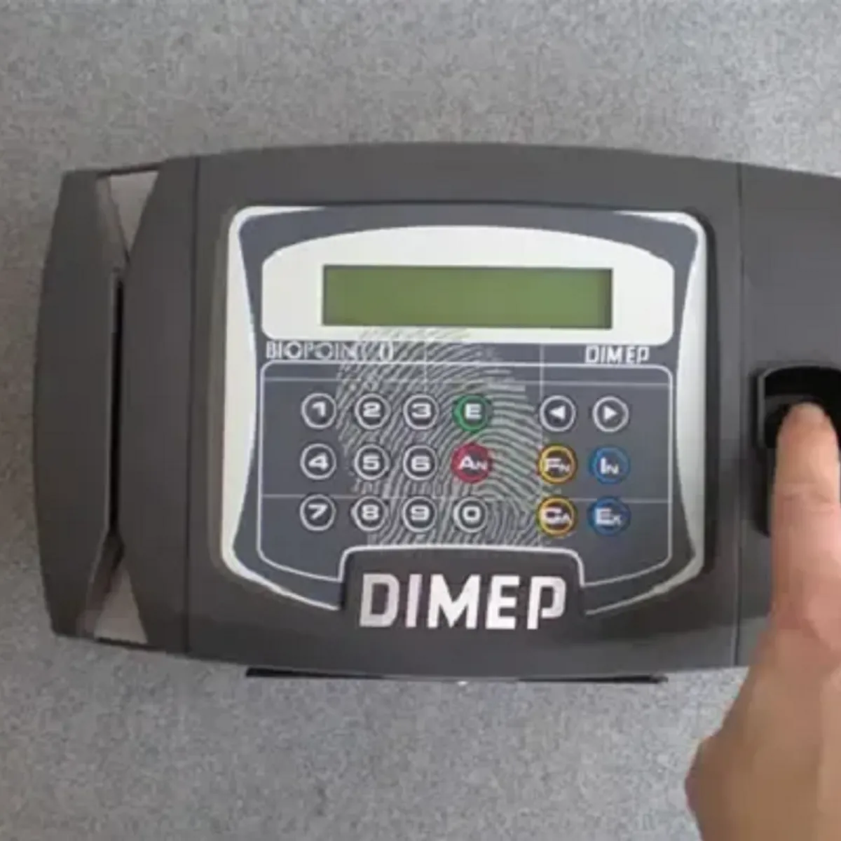 GENERICO - Reloj Control Asistencia Dimep Biopoint Ii Huella Dig Sagem Negro Usado