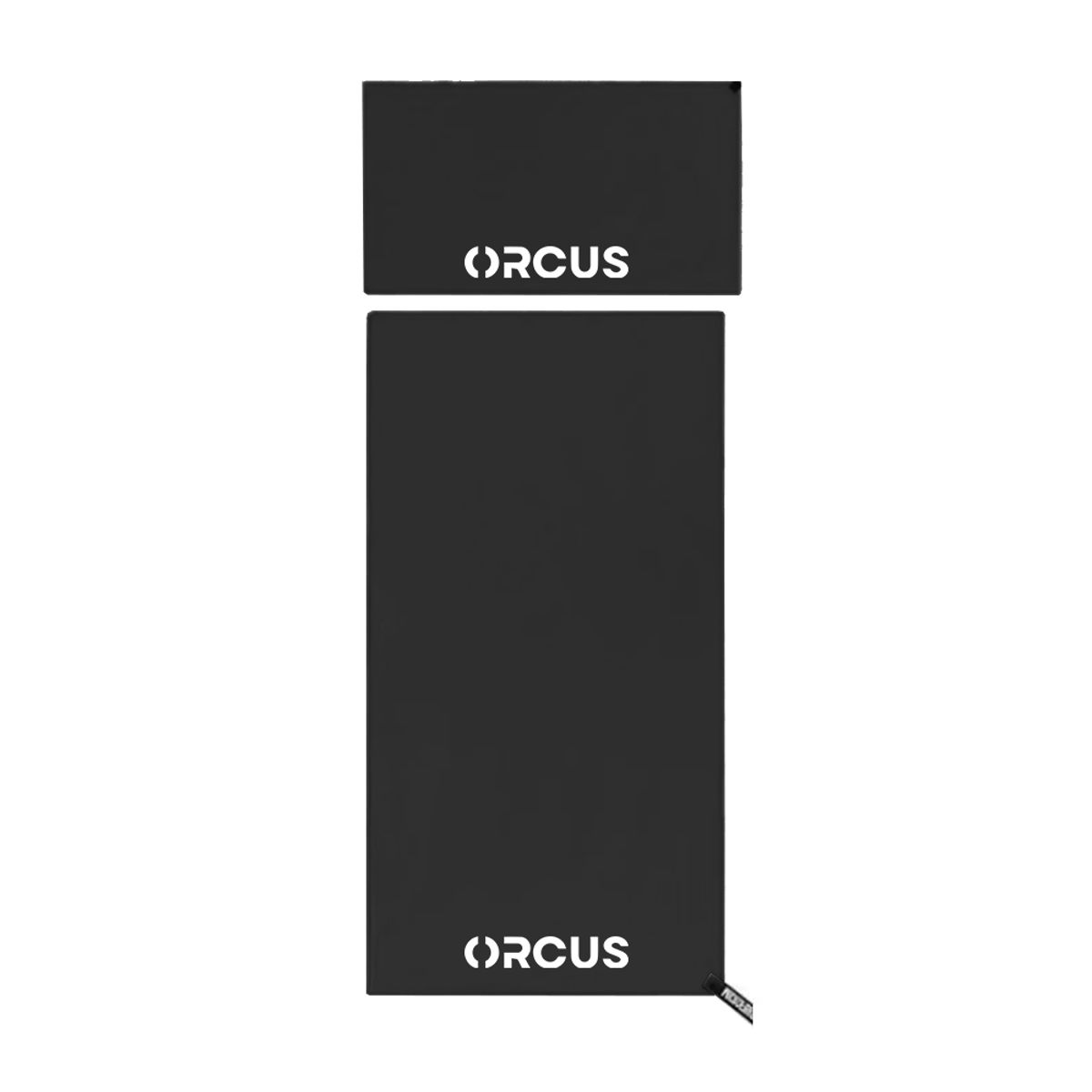 ORCUS - SET 2 TOALLAS DE MICROFIBRA NEGRO ORCUS