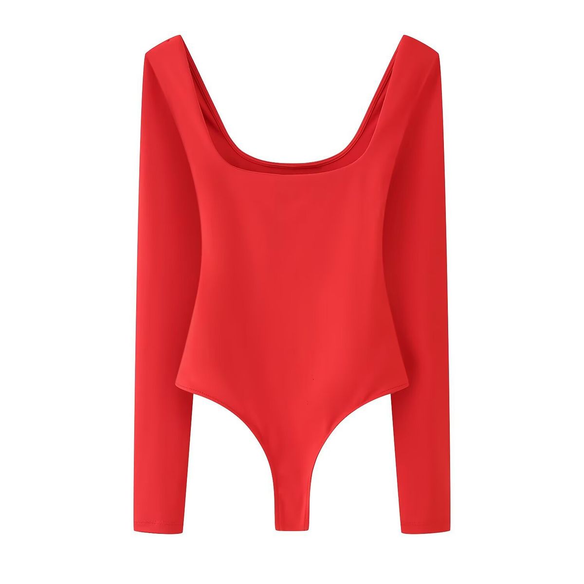 VELVET - Body Adele Cuello Cuadrado Rojo Mujer