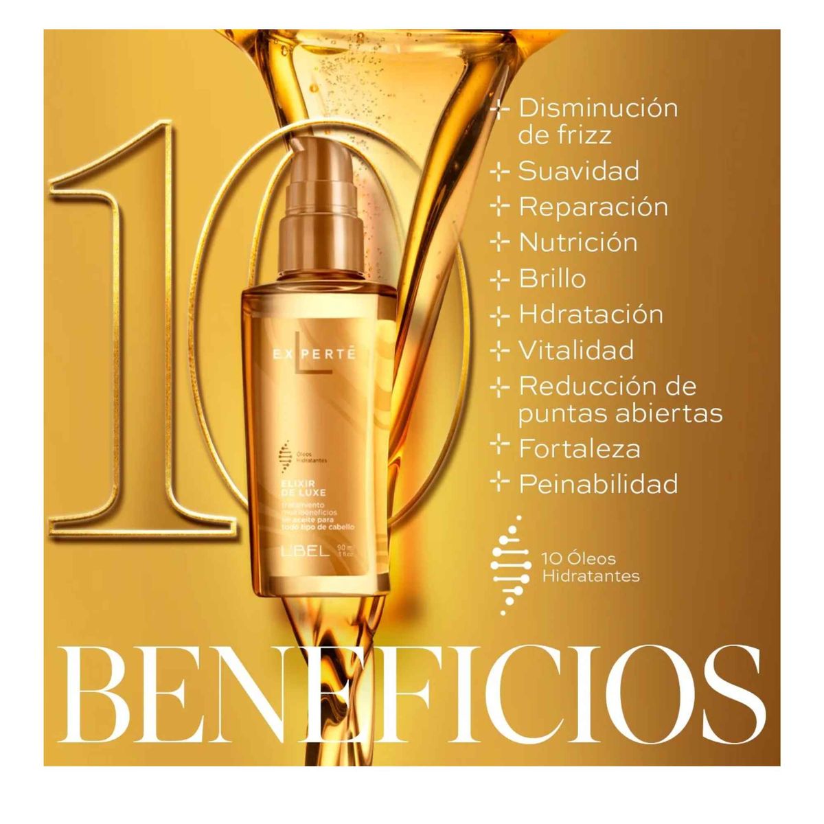 GENERICO - Oleo multibeneficio reparativo capilar EXPERTÉ 90ml
