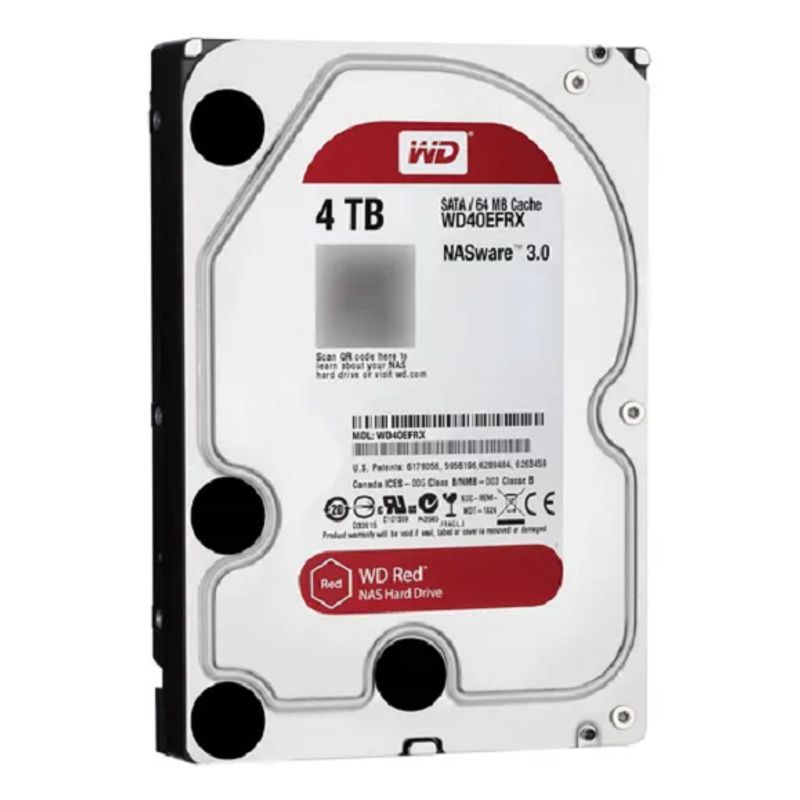 WESTERN DIGITAL - Oferta Disco Duro Wd Red 4tb 3.5 Sata Nas 5400rpm Wd40efrx Rojo (Reacondicionado)