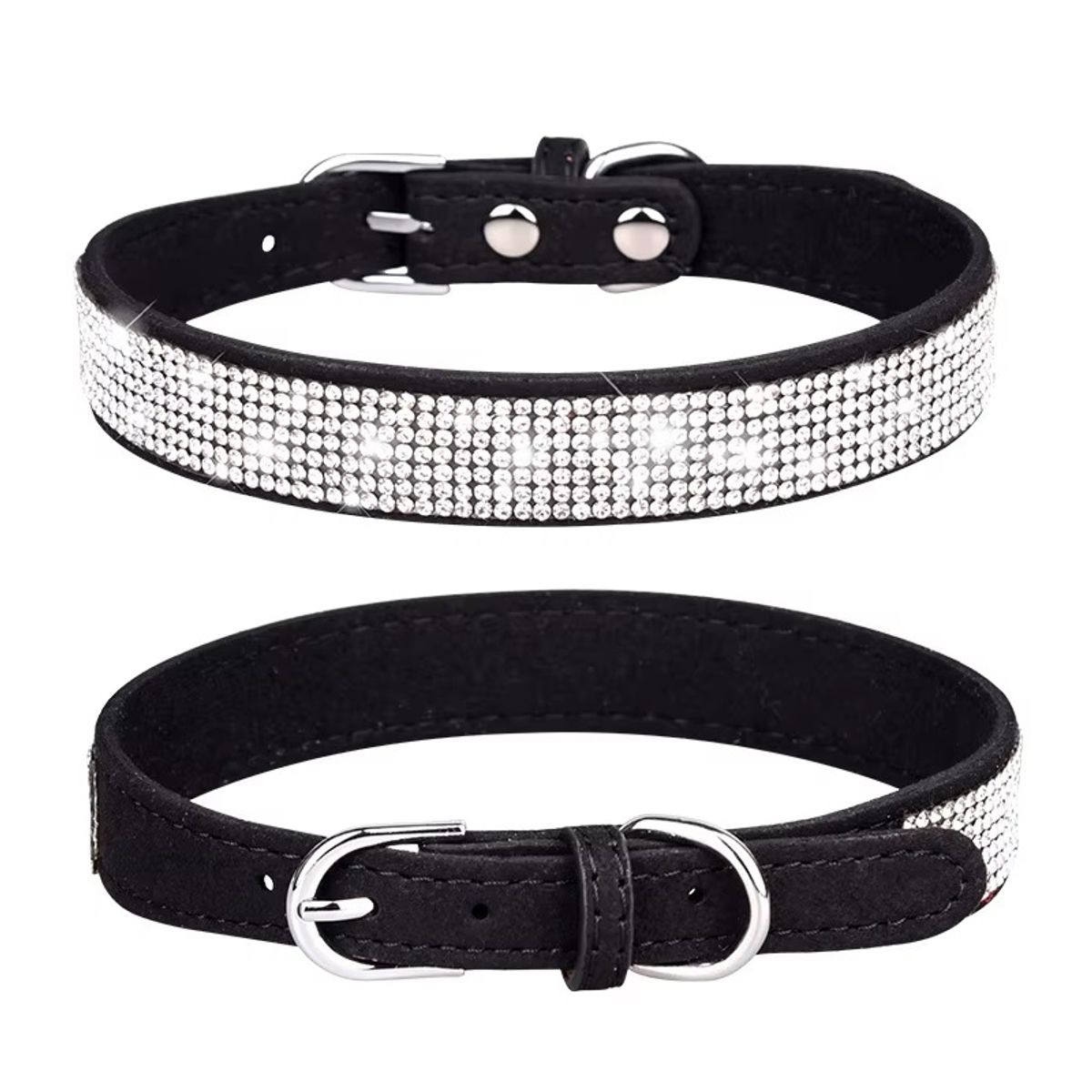 GENERICO - Collar con Brillantes para Perros pequeños y Gatos Glam N S