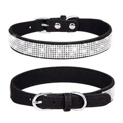 GENERICO - Collar con Brillantes para Perros pequeños y Gatos Glam N S