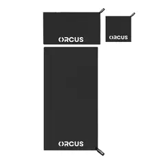 ORCUS - SET 3 TOALLAS DE MICROFIBRA NEGRO