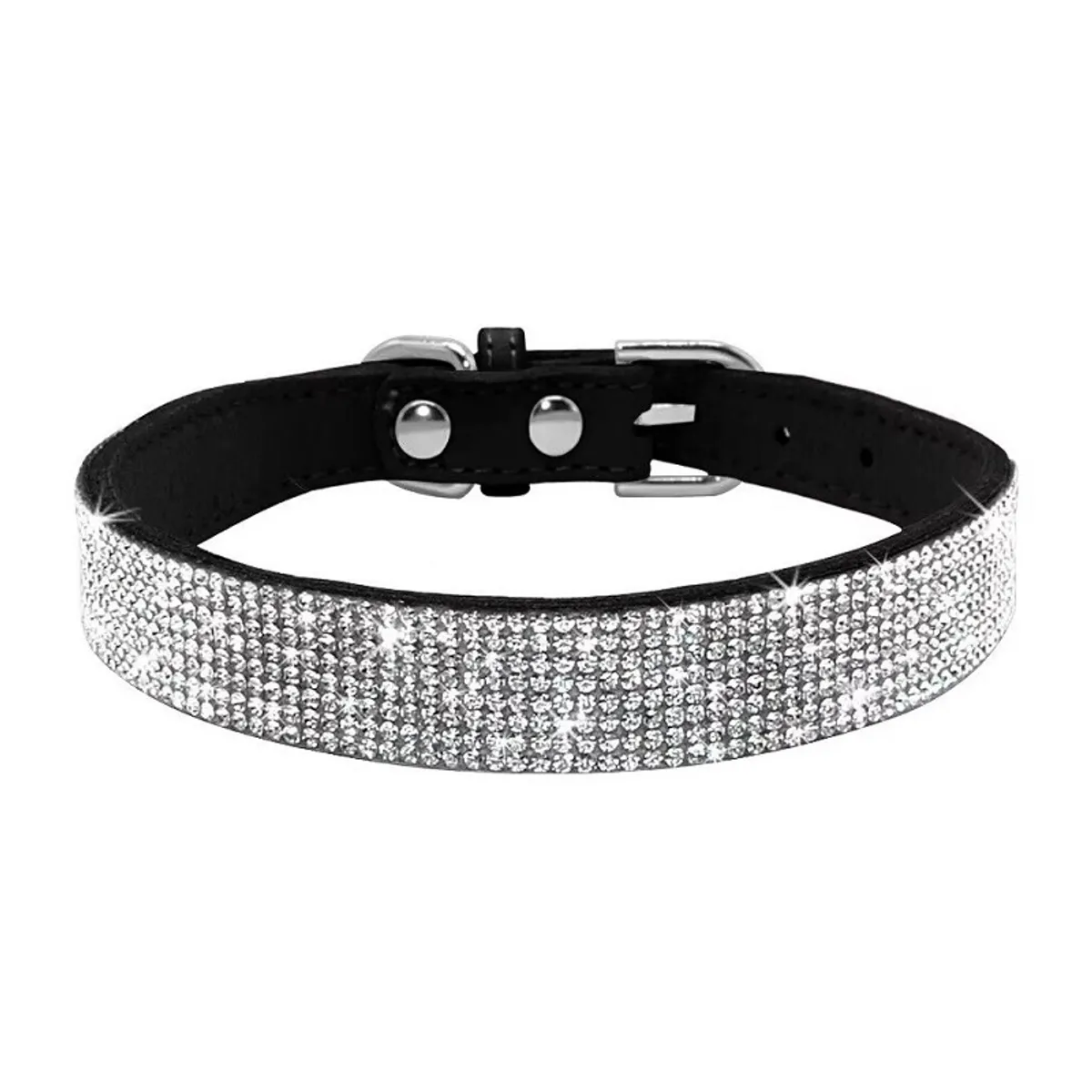 GENERICO - Collar con Brillantes para Perros pequeños y Gatos Glam-N XL